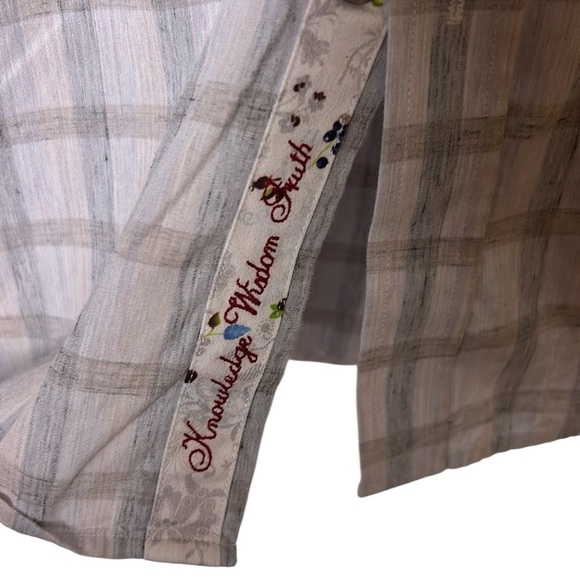 Robert Graham men checkered shirt 15.5” cotton , long sleeve , - Picture 7 of 13